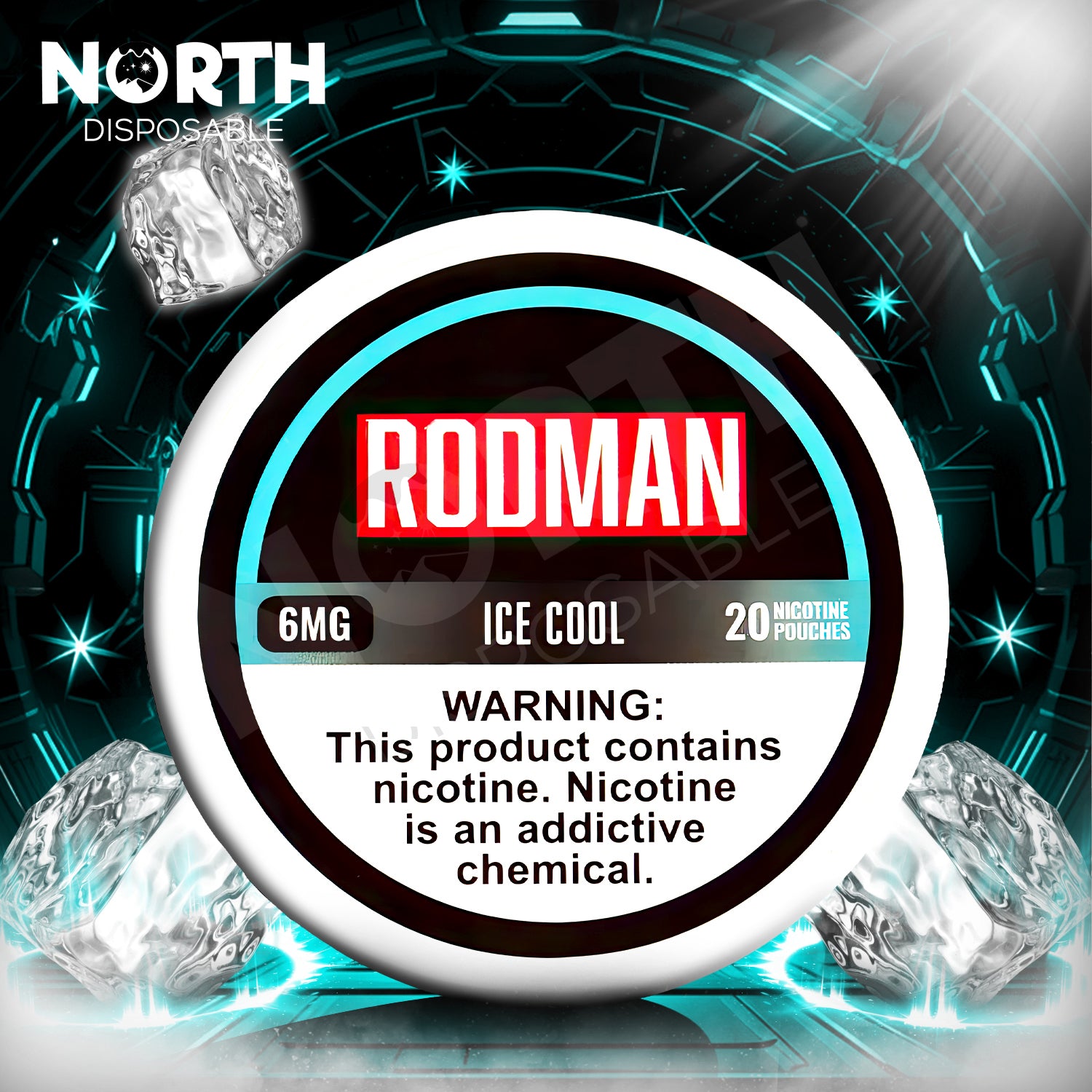 Rodman Nicotine Pouches - Ice Cool 6mg