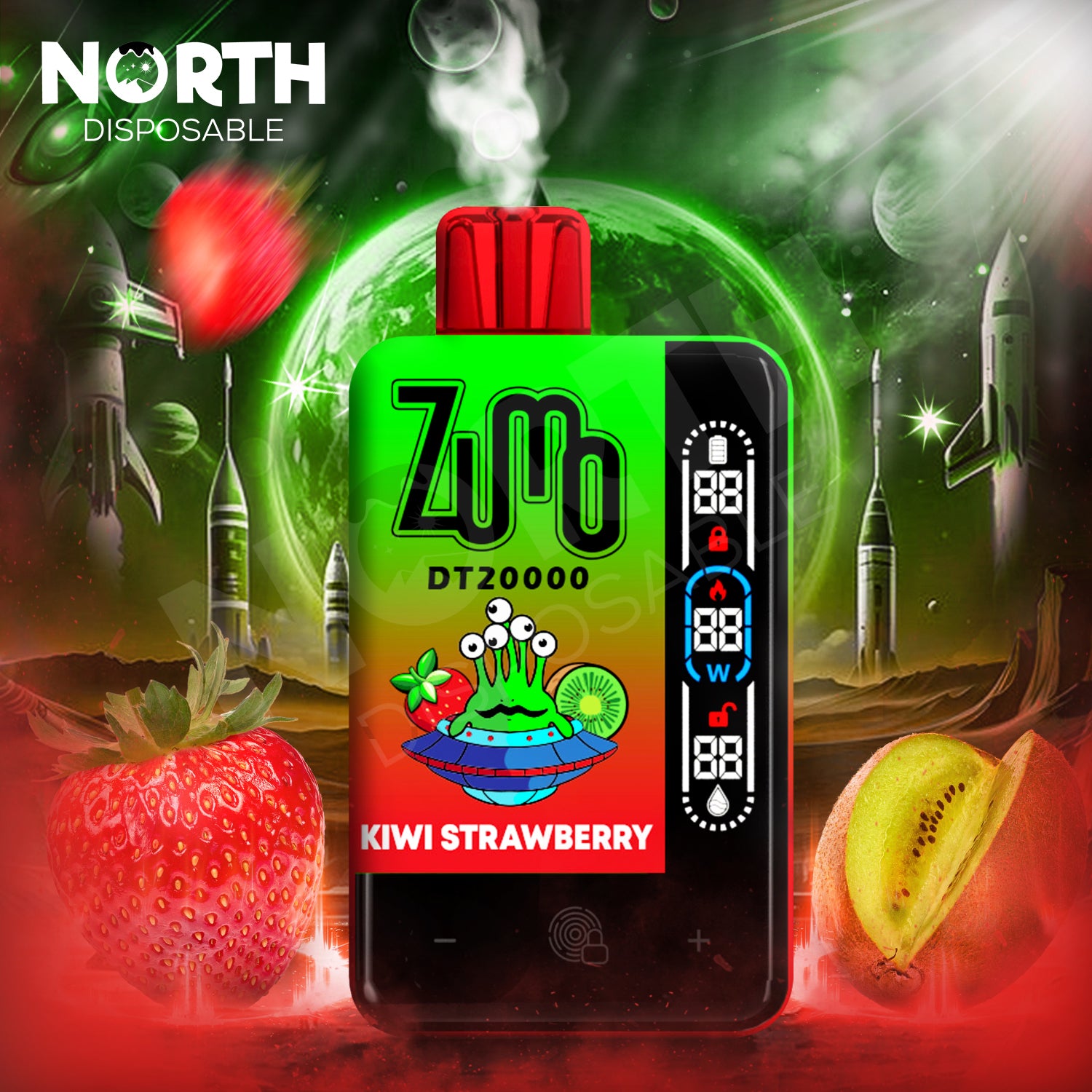 ZUMO DT20000 Disposable - Kiwi Strawberry 