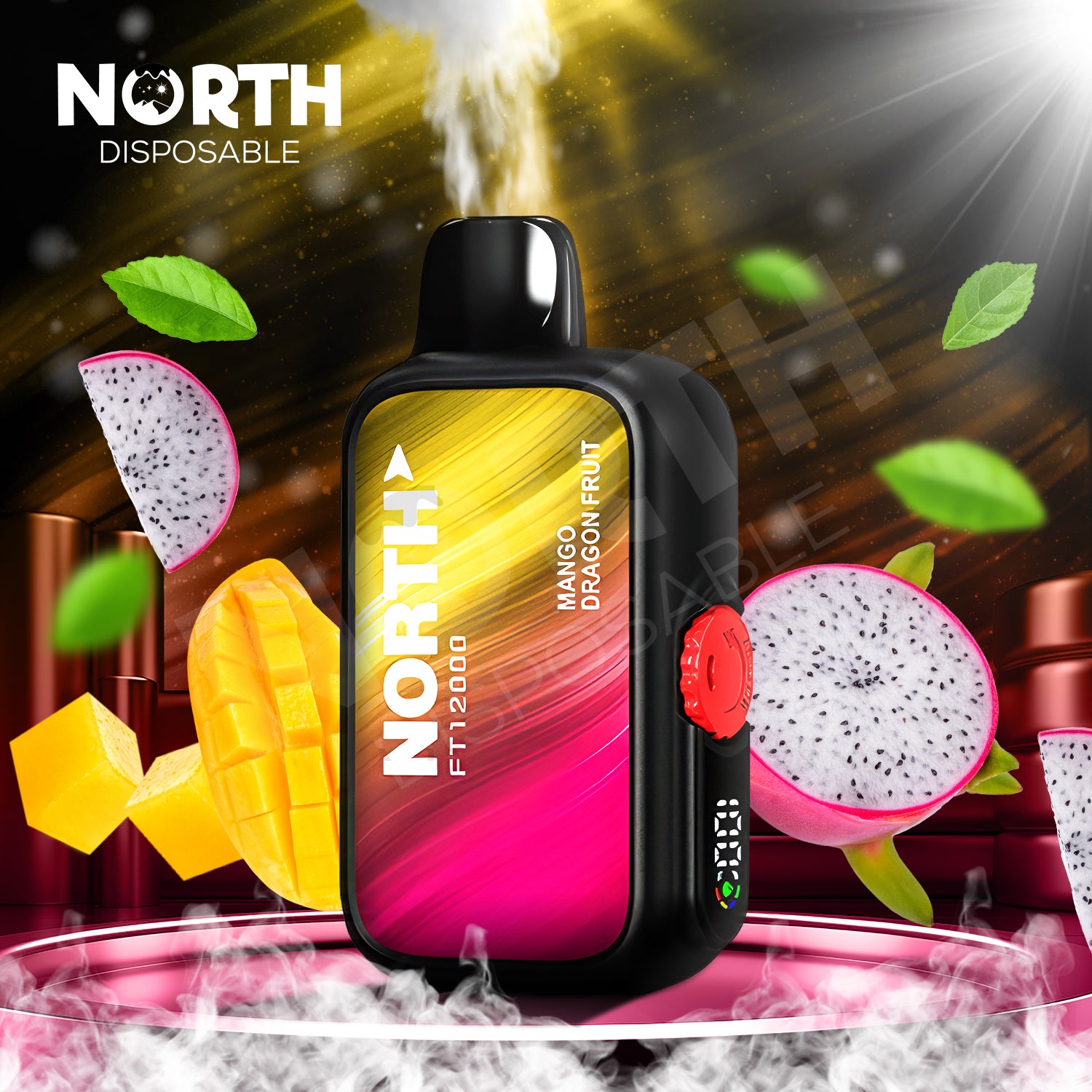 North FT12000 15ML 12000 Puffs Disposable - Mango Dragon Fruit