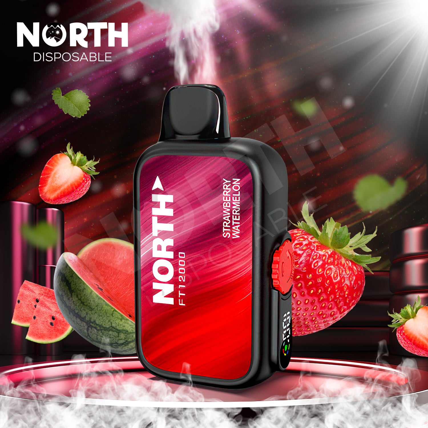 North FT12000 15ML 12000 Puffs Disposable - Strawberry Watermelon