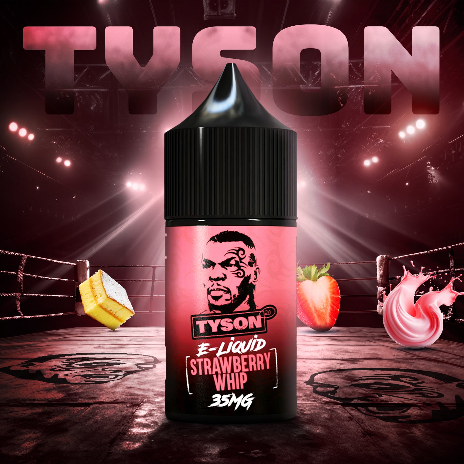 Tyson 2.0 E-Liquid 30ml - Strawberry WHIP 