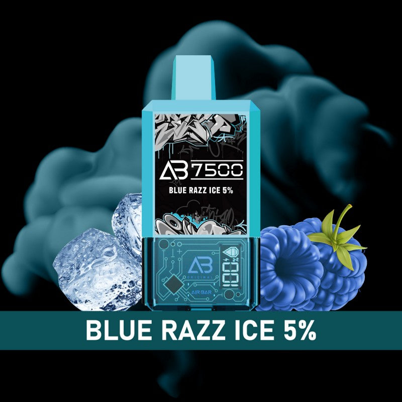 Air Bar AB7500 Disposable Vape - Blue Razz Ice 
