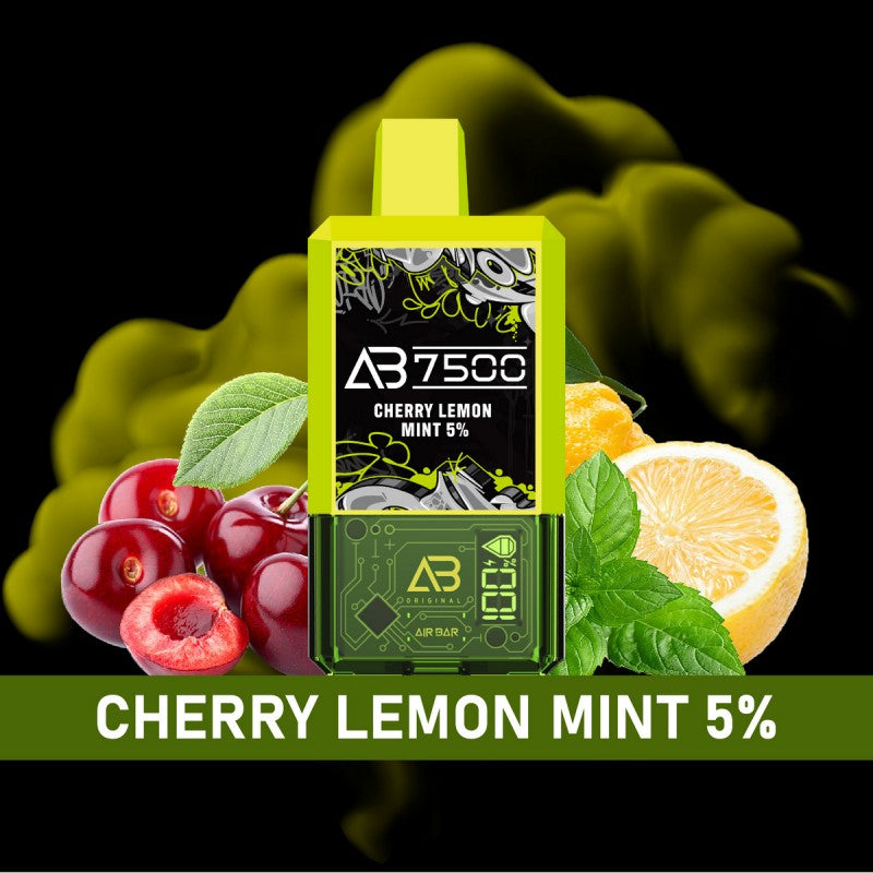 Air Bar AB7500 Disposable Vape - Cherry Lemon Mint 