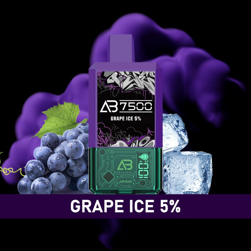 Air Bar AB7500 Disposable Vape - Grape Ice 