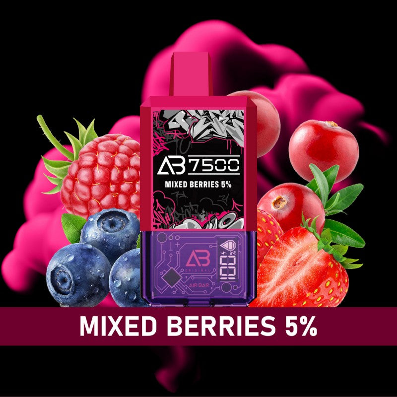 Air Bar AB7500 Disposable Vape - Mixed Berries 