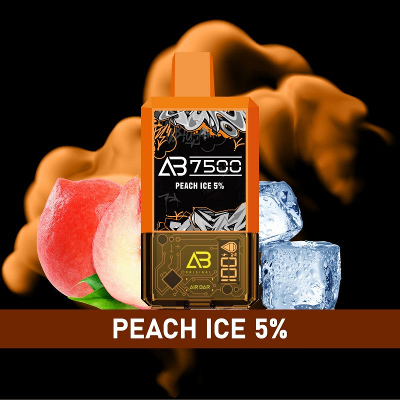 Air Bar AB7500 Disposable Vape - Peach Ice 