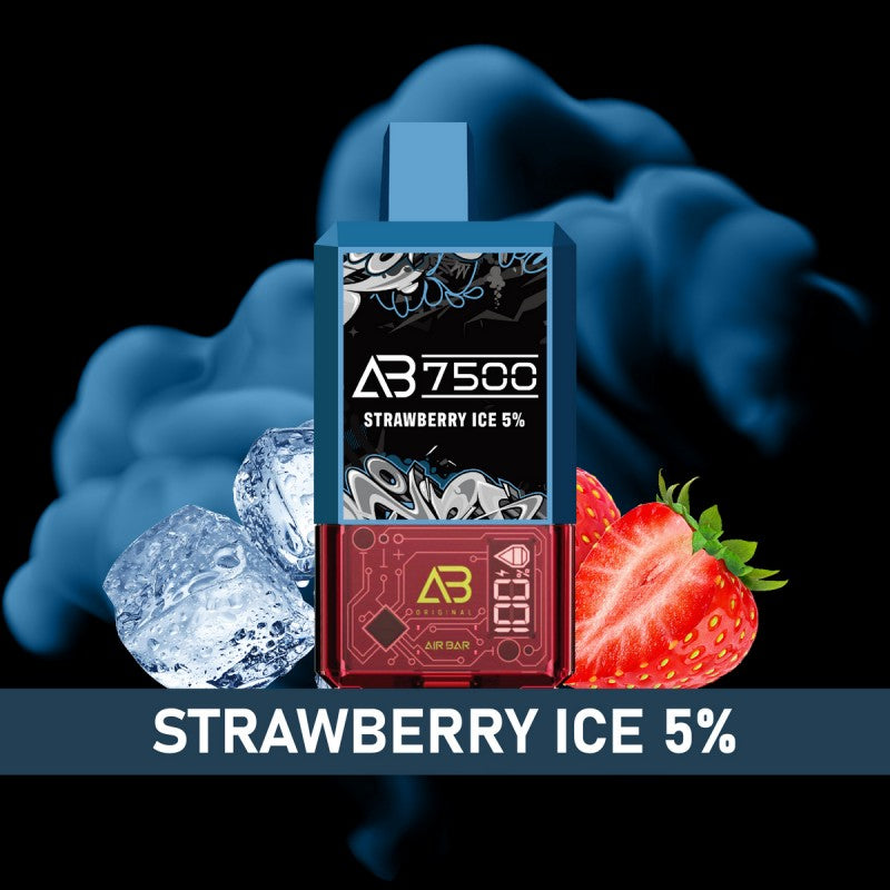 Air Bar AB7500 Disposable Vape - Strawberry Ice 