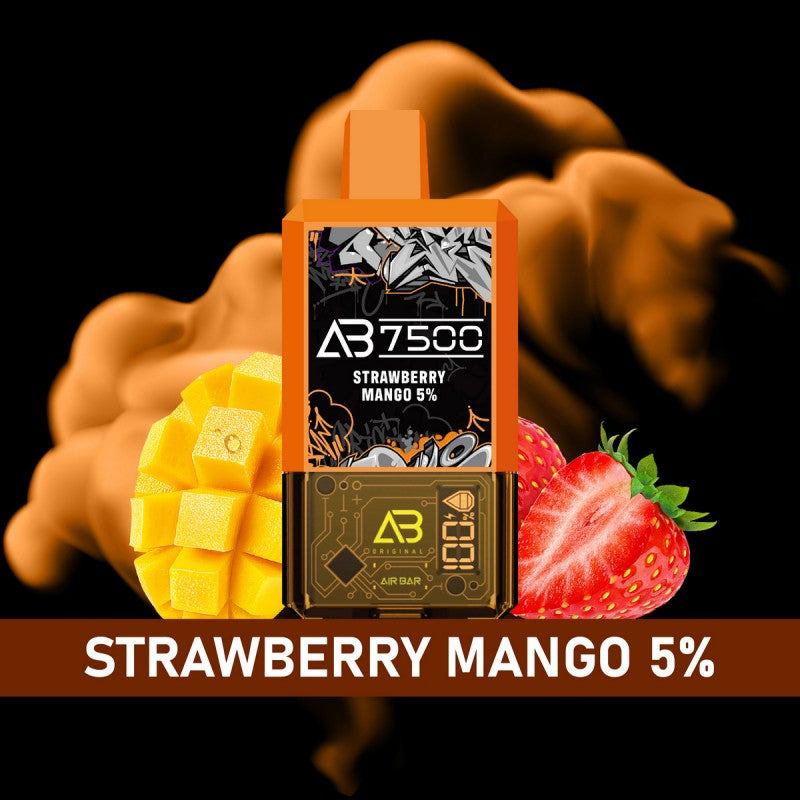 Air Bar AB7500 Disposable Vape - Strawberry Mango 