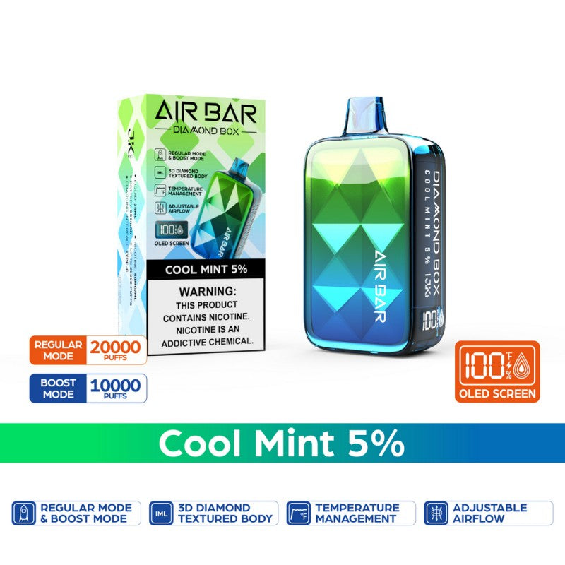 Air Bar Diamond Box Disposable
